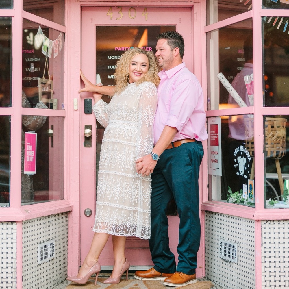 Elegant Ivy City Co White Lace Dress bridal